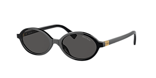 Miu Miu MU 56ZS L (56 - 17) with Grey lenses and Gold frame