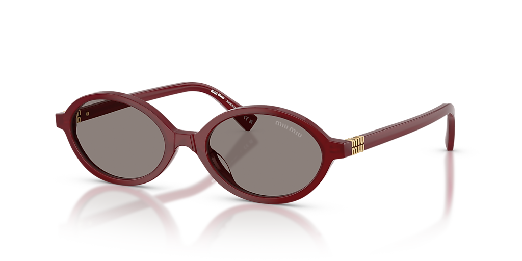 Miu Miu MU 04ZS S (50 - 18) with Grey lenses and Red frame