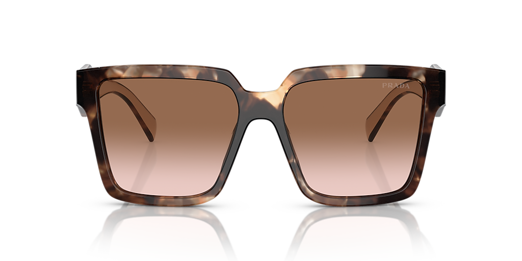Prada PR 24ZSF L (57 - 14) with Brown lenses and Tortoise frame