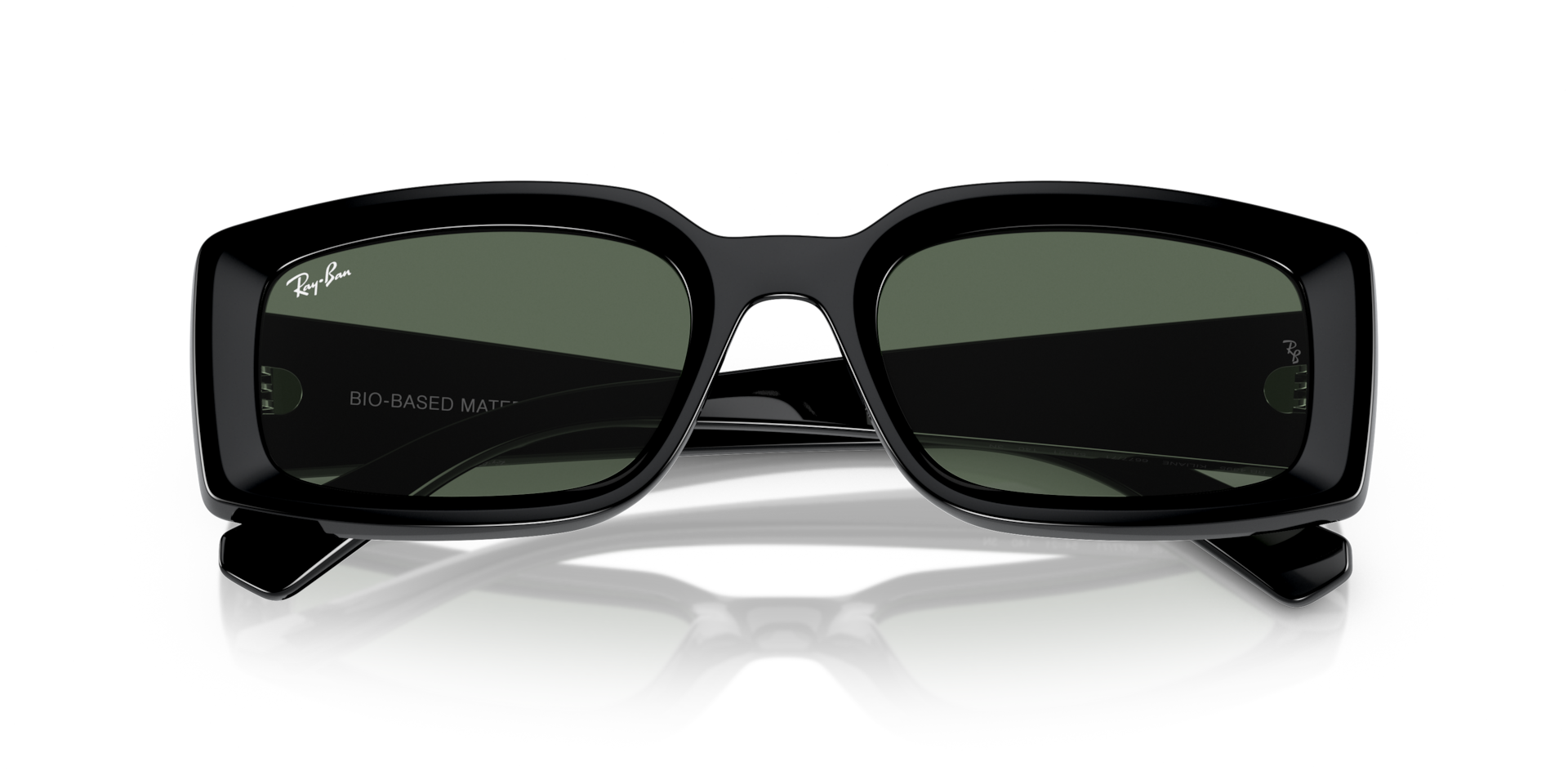 夜*R様 Ray Ban KILIANE BIO-BASED Ray-Ban Kiliane Bio-Based M (54 - 21) with Green lenses and Black