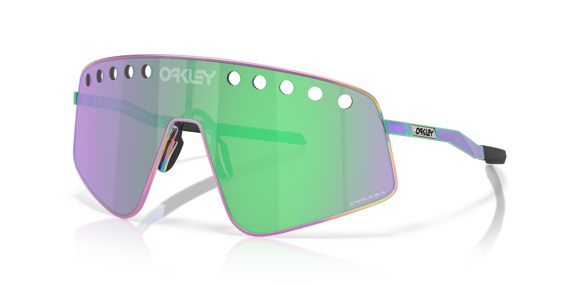 小物 OAKLEY SUTRO TI SWEEP Oakley Sutro™ TI Sweep L (38 - 138) with Green lenses and