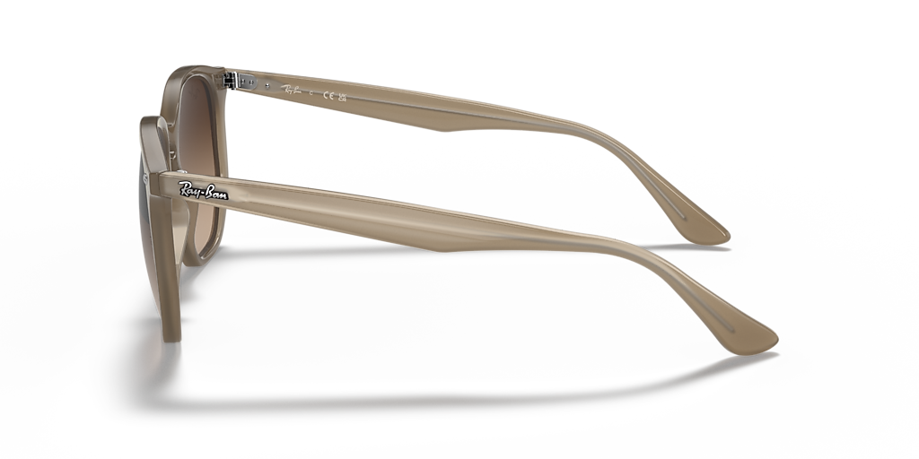 Ray-Ban RB4306 L (54 - 19) with Brown lenses and Beige frame