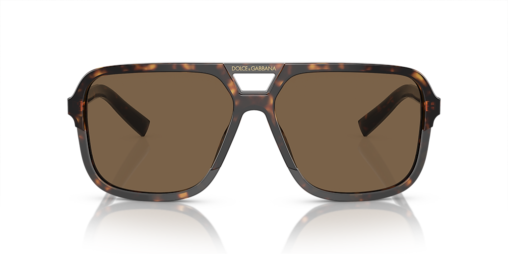 Dolce&Gabbana DG4354 M (58 - 15) with Brown lenses and Tortoise