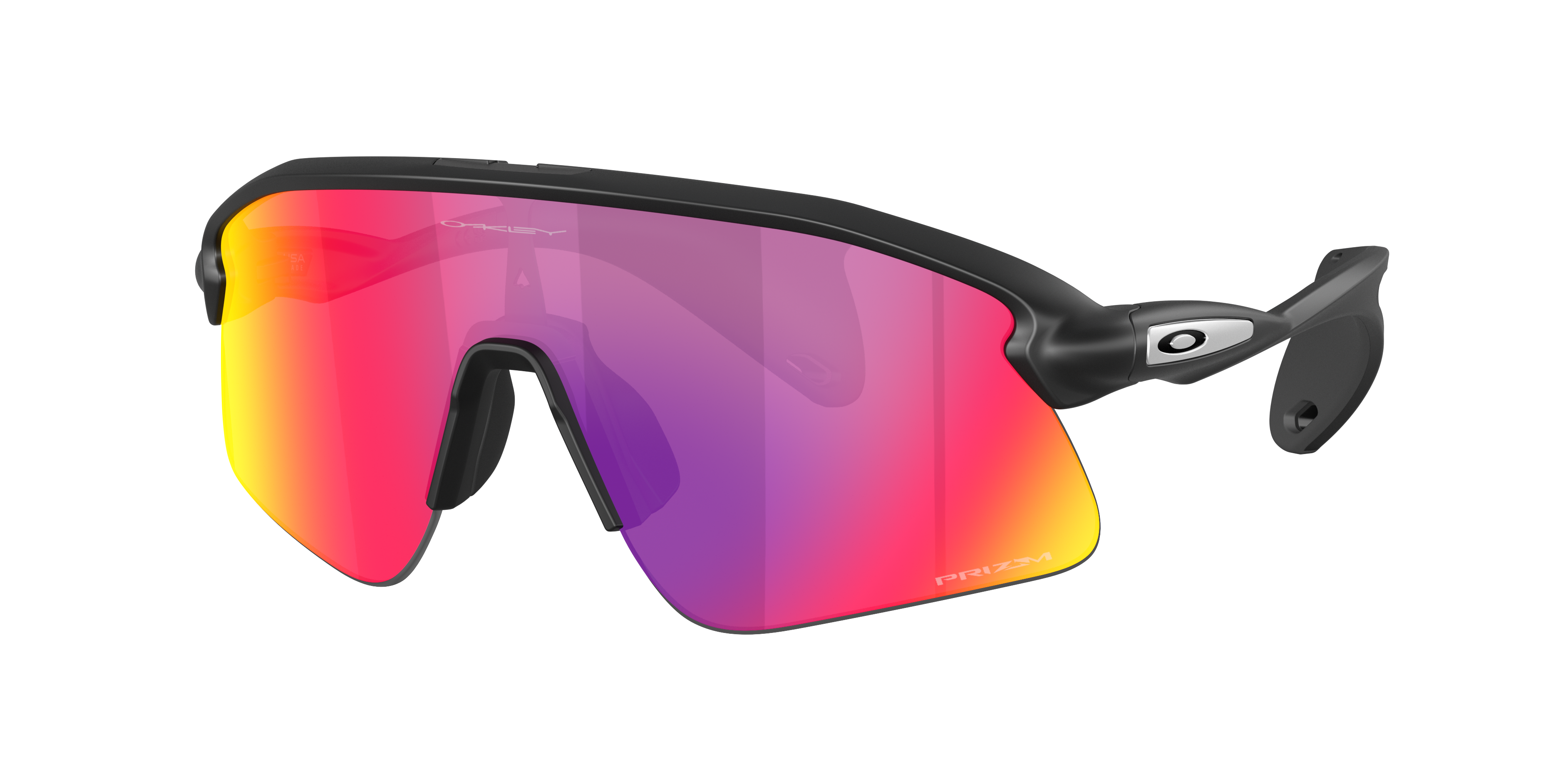 Oakley Unisex Sunglass Stunt Devil -  Frame color: Matte Black, Lens color: Prizm Road