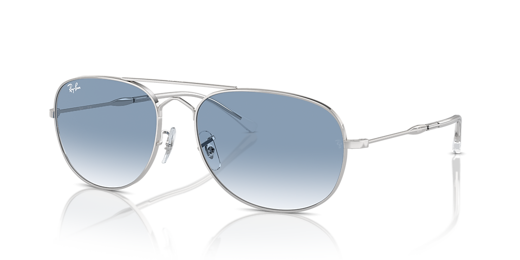 Ray-Ban Bain Bridge XXL (60 - 17) with Blue lenses and Silver