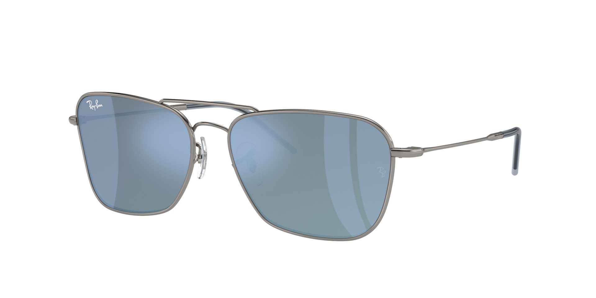 Ray-Ban Caravan Reverse XXL (61 - 15) with Blue lenses and Grey