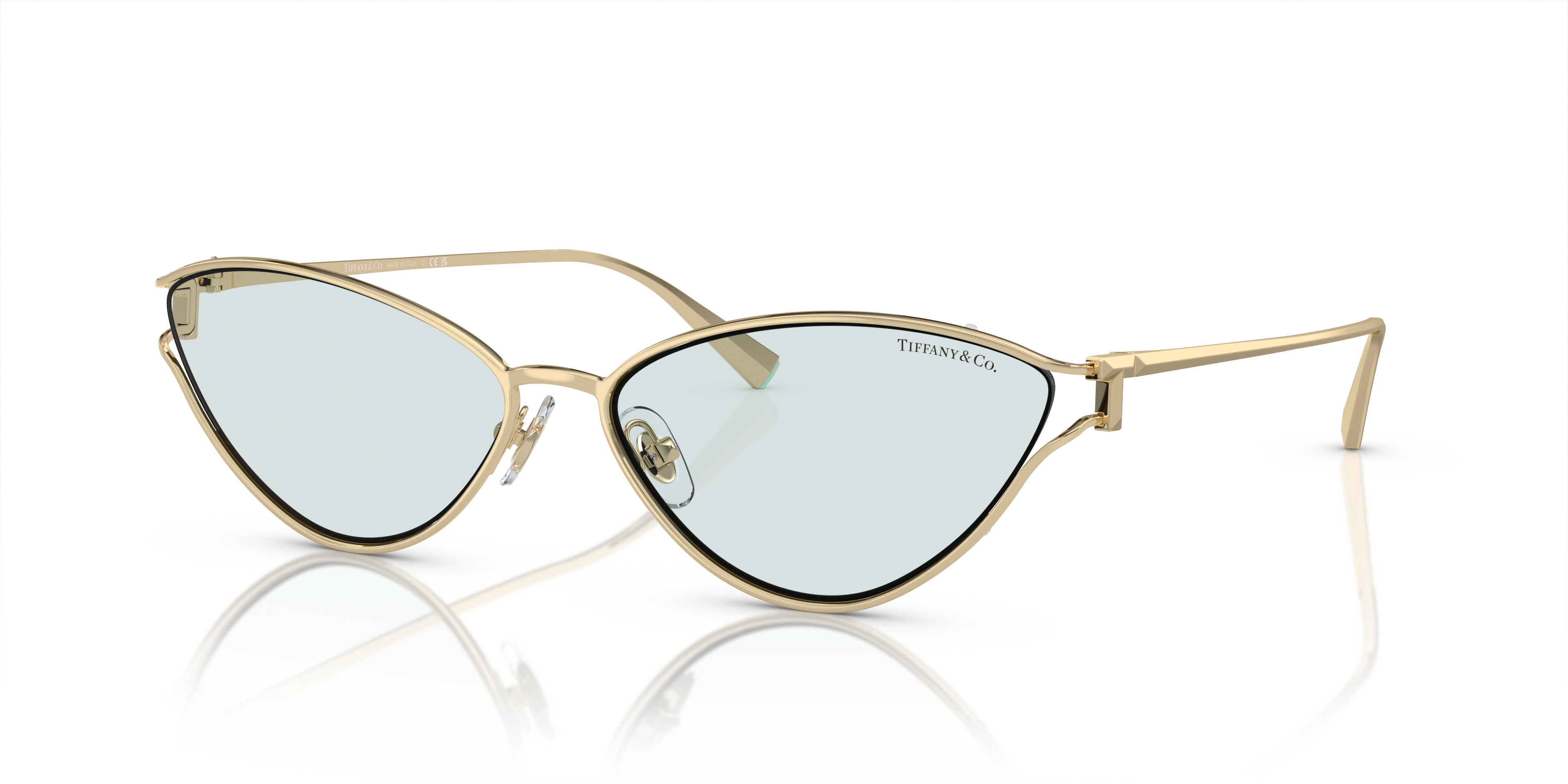 Tiffany & Co. TF3095 XXL (61 - 16) with Blue lenses and Gold frame