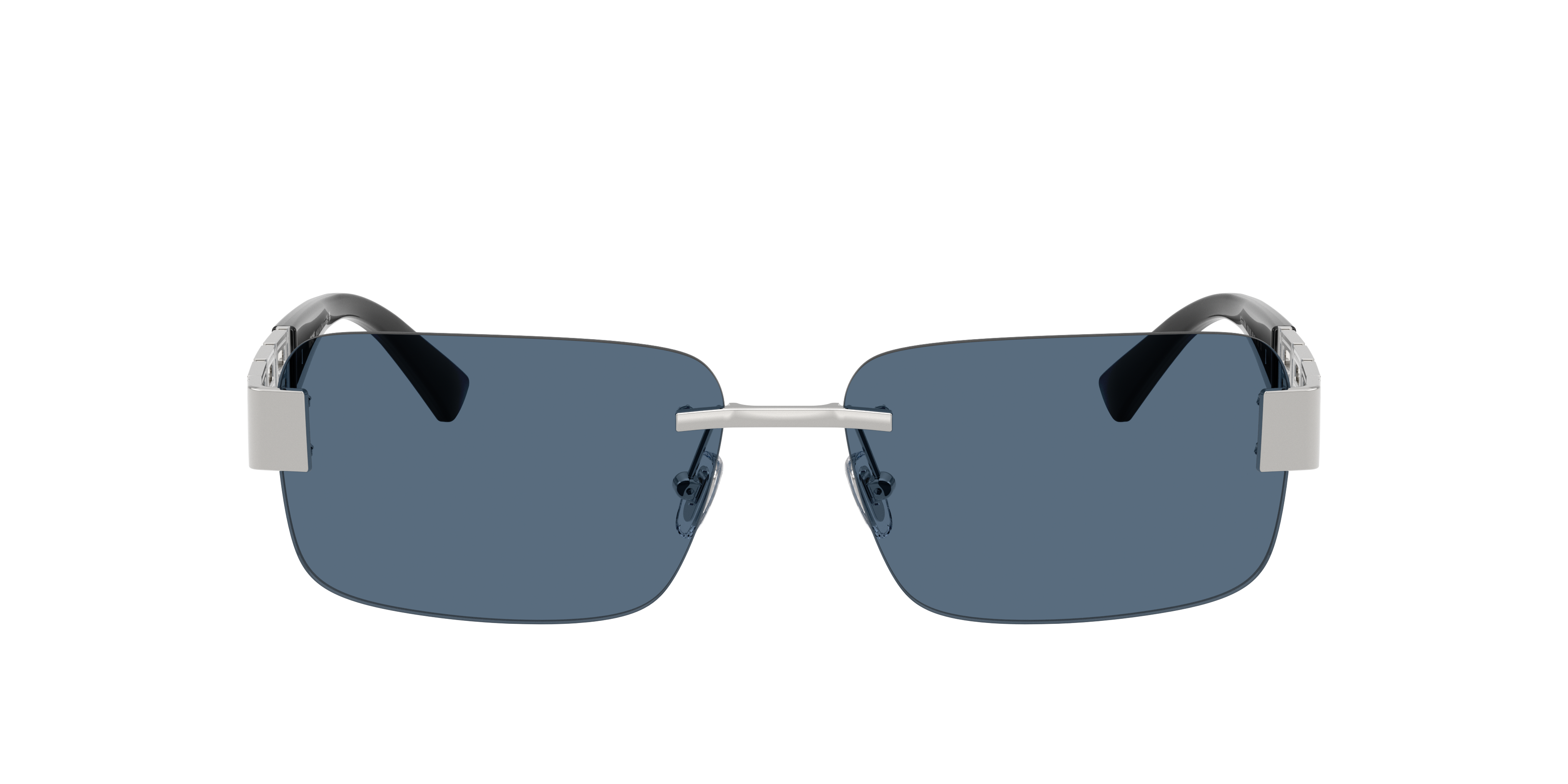 Versace VE2298 L (58 - 15) with Blue lenses and Silver frame