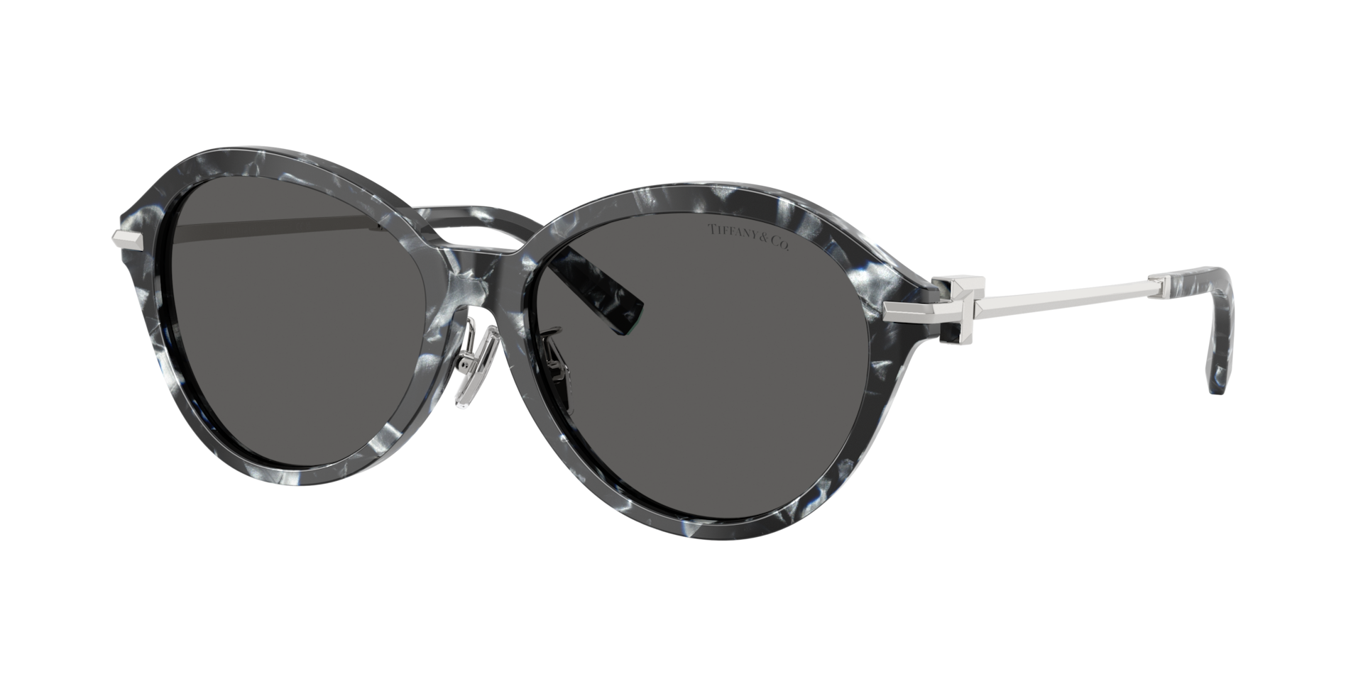 Tiffany & Co. Woman Sunglass TF4259F -  Frame color: Havana Madreperla, Lens color: Dark Grey