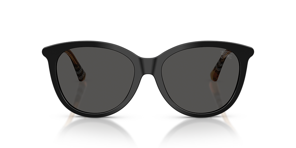 Burberry BE4455F L (55 - 17) with Grey lenses and Black frame