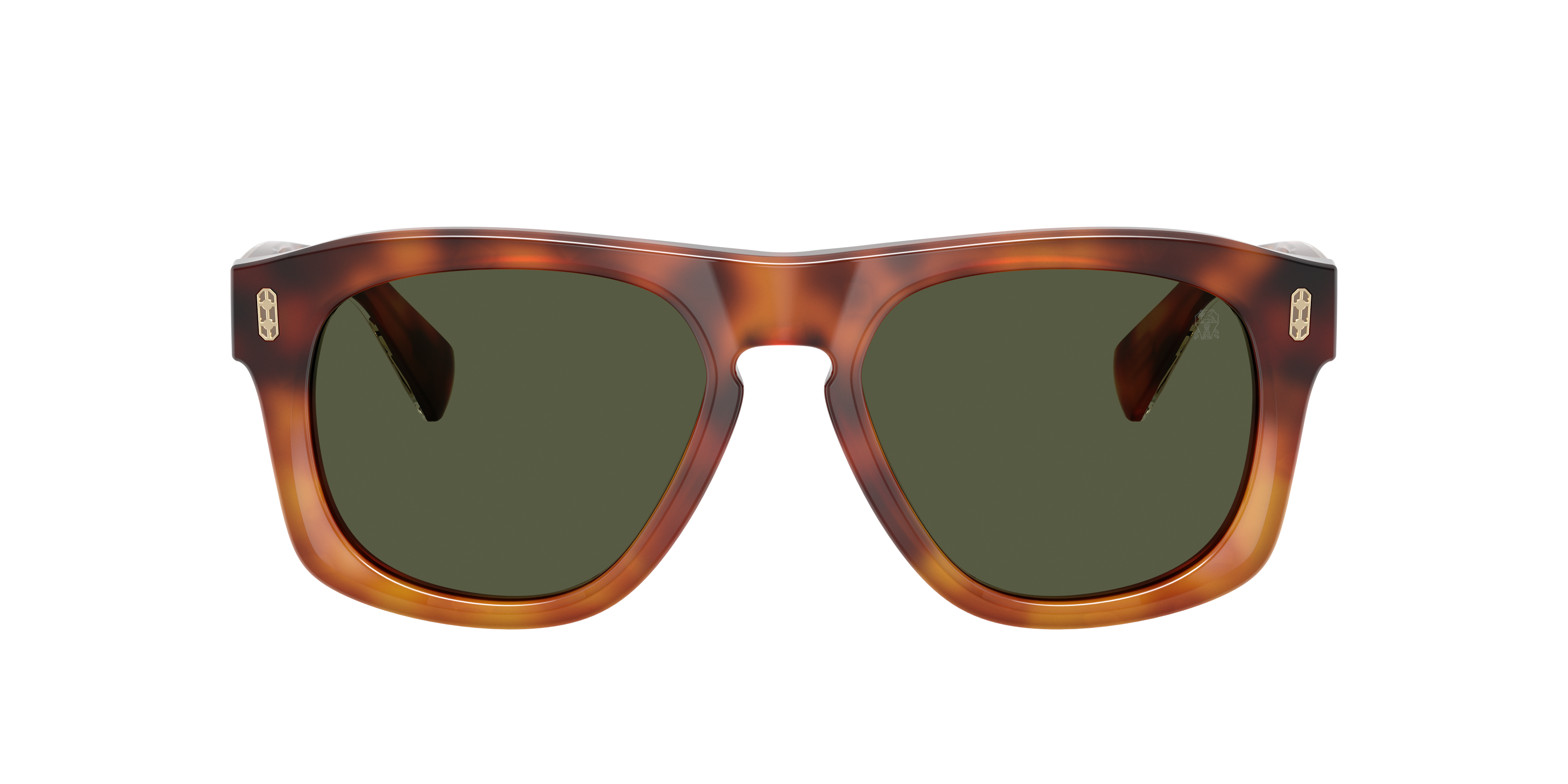 Brunello Cucinelli Alke S (53 - 18) with Green lenses and Tortoise