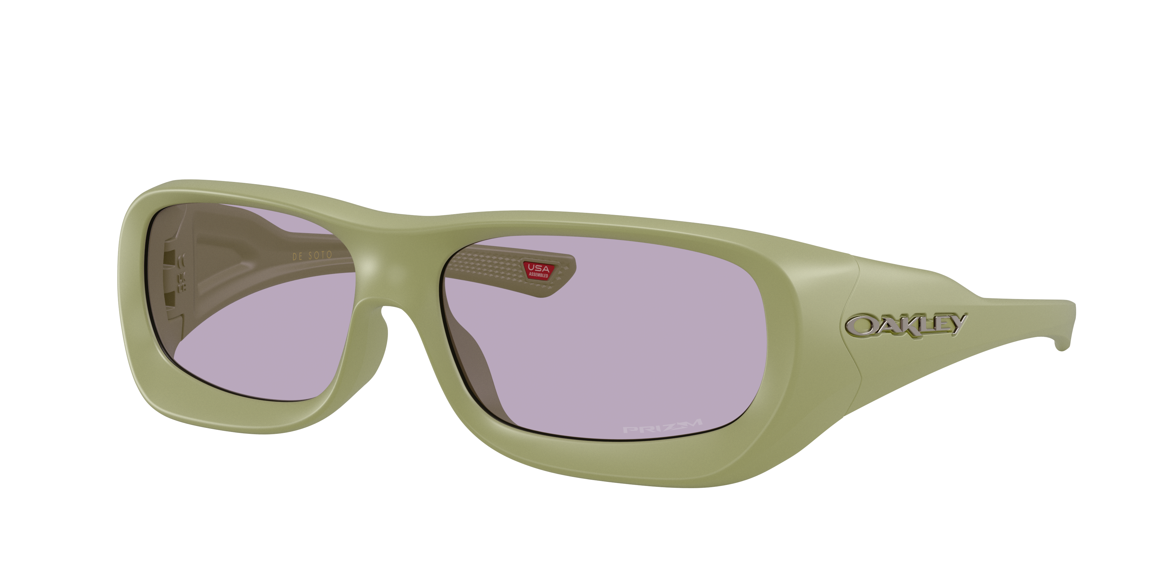 Oakley Unisex Sunglass De Soto -  Frame color: Matte Fern, Lens color: Prizm Slate