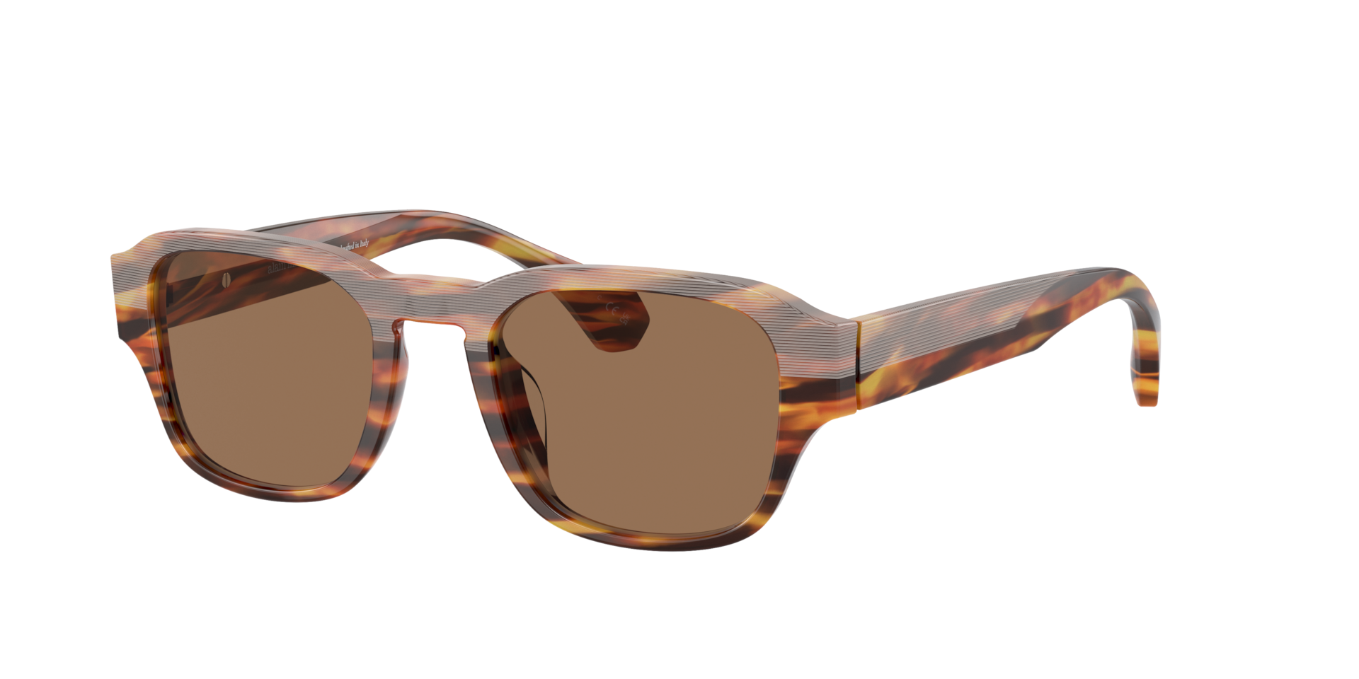 Alain Mikli Man Sunglass A05506 -  Frame color: Speckled Havana, Lens color: Polar Brown