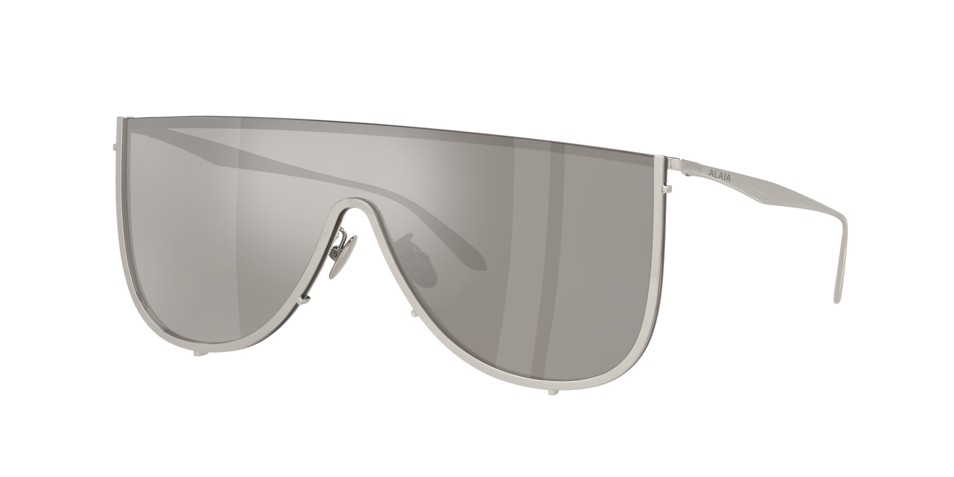 Alaia Femme Sunglass AA0094S - Couleur du Monture Argent Couleur de Lentille Argent effet miroir 450 €