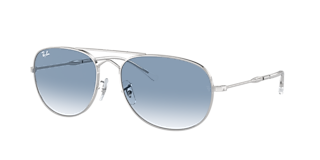 Ray-Ban Round Metal L (53 - 21) with Green lenses and Gold frame