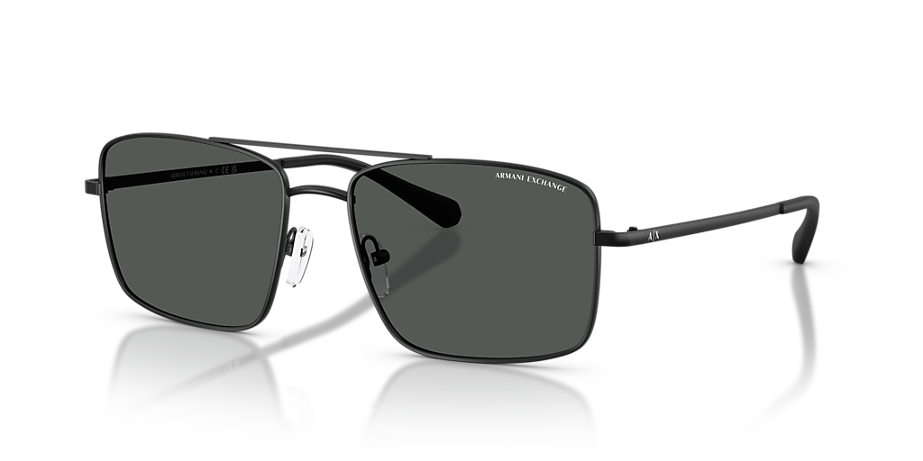 Armani Exchange AX2054S XL (57 - 17) with Grey lenses and Black