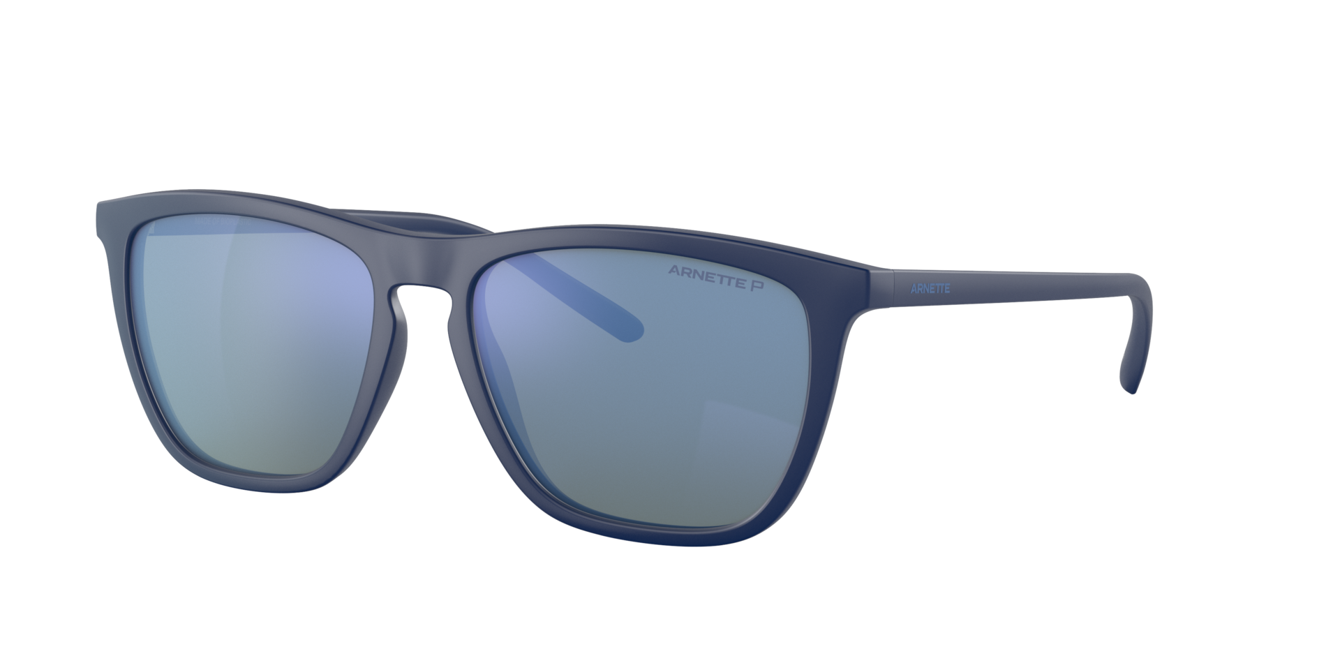 Arnette Unisex Sunglass Fry -  Frame color: Matte Navy Blue, Lens color: Solid Color