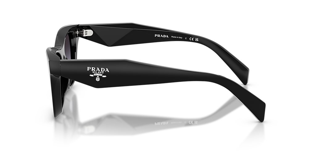 Prada PR C07S S (51 - 18) with Grey lenses and Black frame