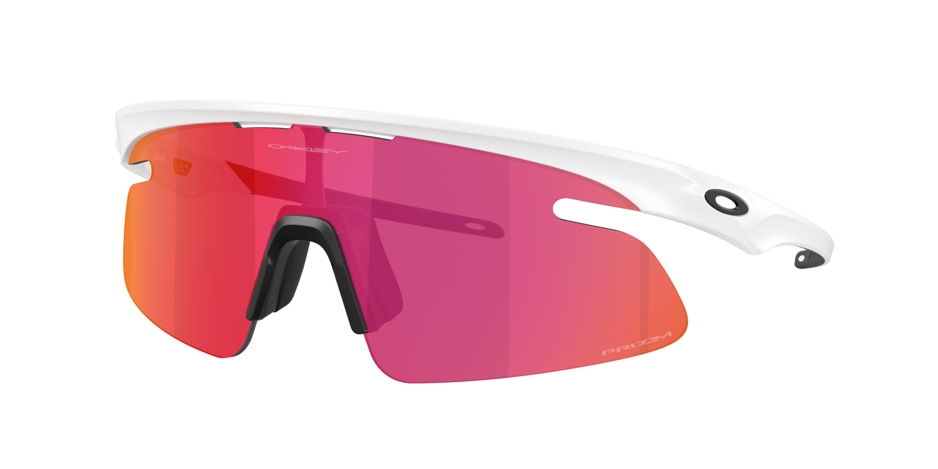 Oakley Unisex Sunglass RSLV Lite - Couleur du Monture: Blanc mat, Couleur de Lentille: Prizm Field