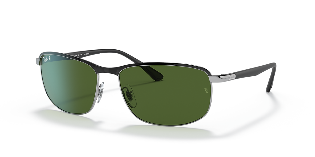 【Ray】 Ray-Ban RB3671 Polarized+ Lenses XXL (60 - 16) with Green lenses