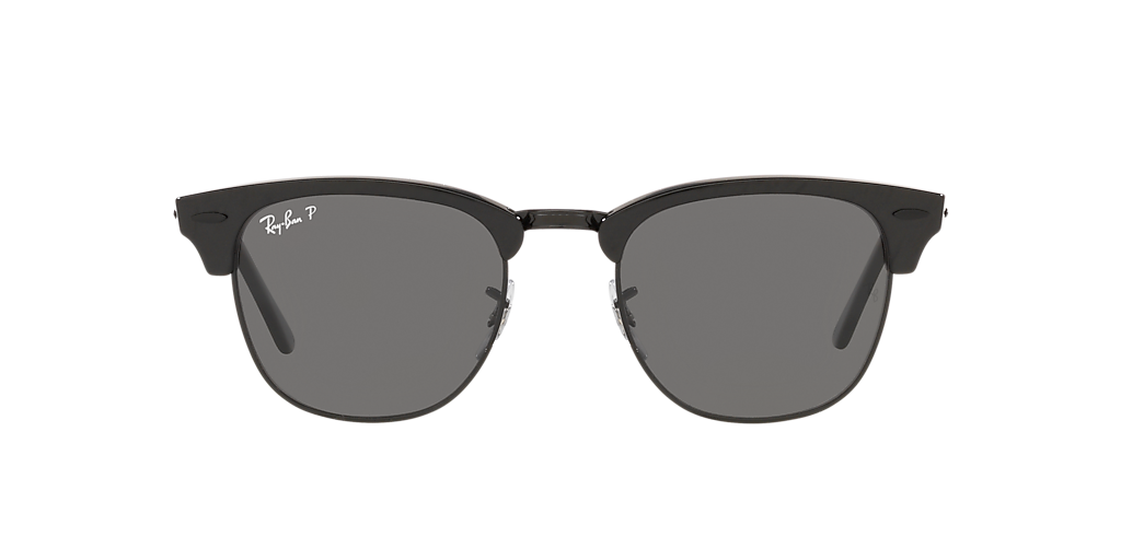 Ray-Ban Clubmaster Classic L (51 - 21) with Black lenses and Black