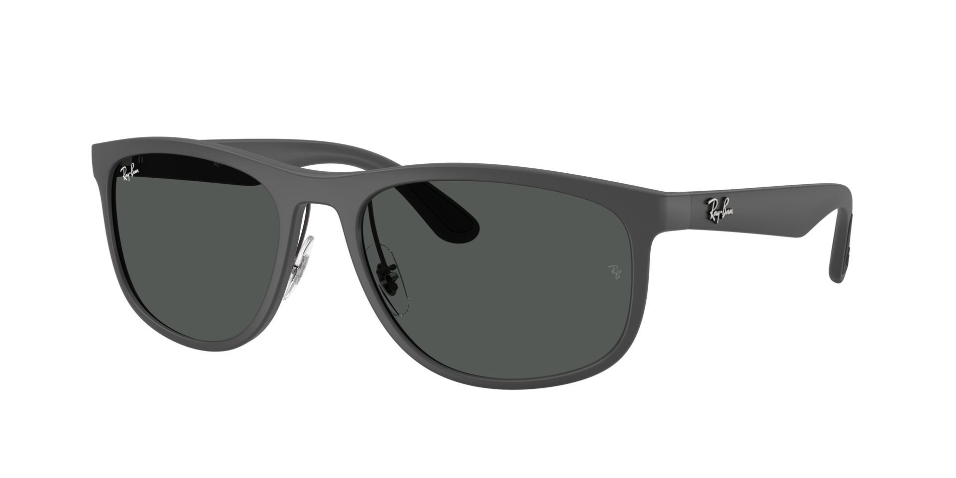 Ray-Ban Unisex Sunglass RB4468 Liteforce - Frame color: Sand Grey, Lens color: Dark Grey