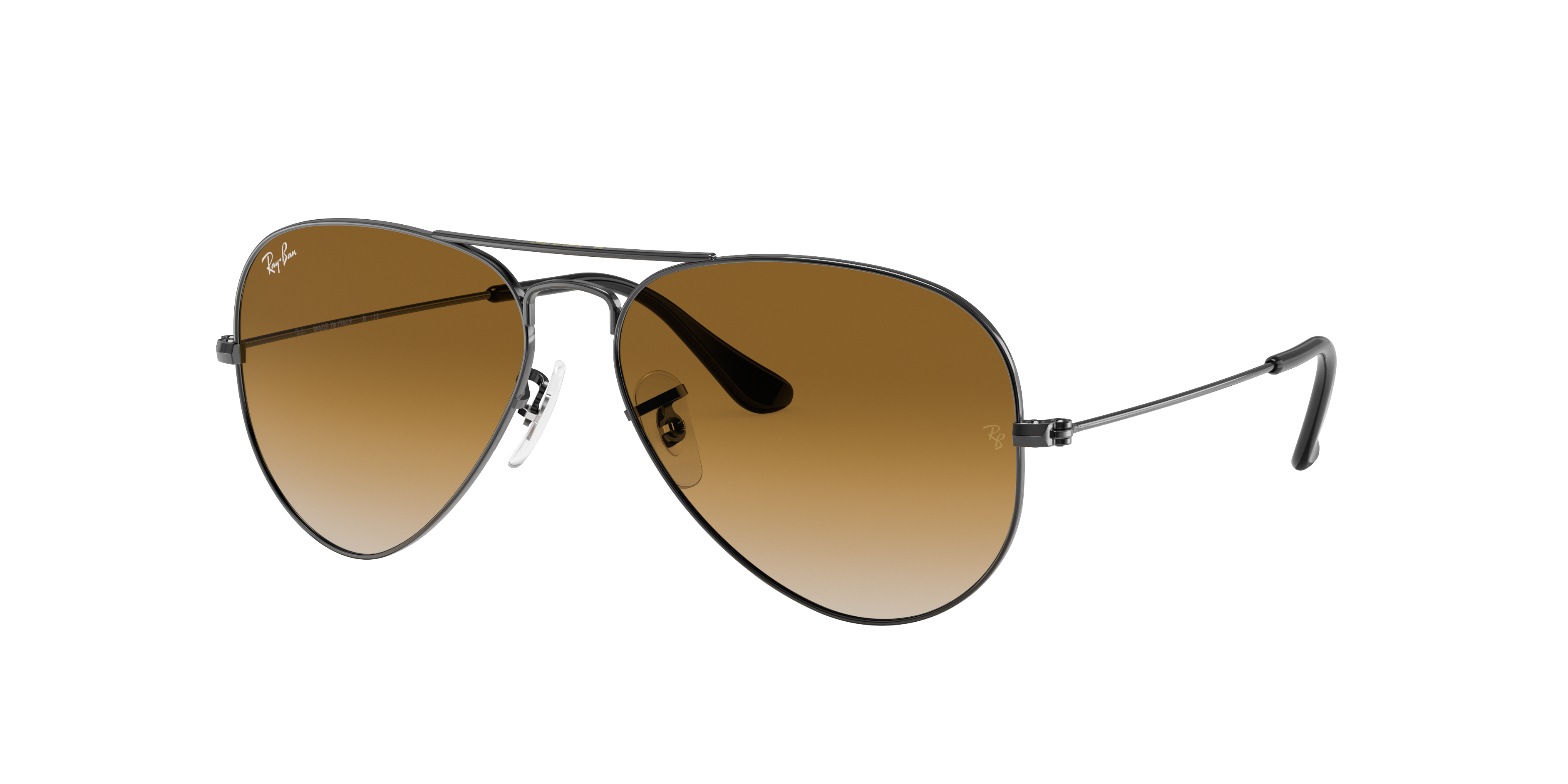 Ray-Ban Aviator Gradient XXL (62 - 14) com Lentes Marrom e Armação