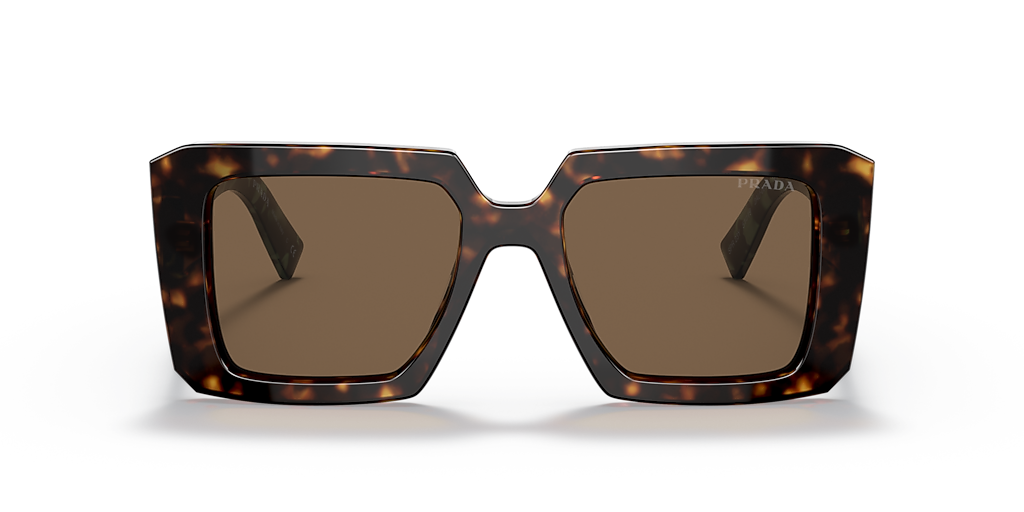 Prada PR 23YS XS (51 - 19) com Lentes Marrom e Armação Tartaruga
