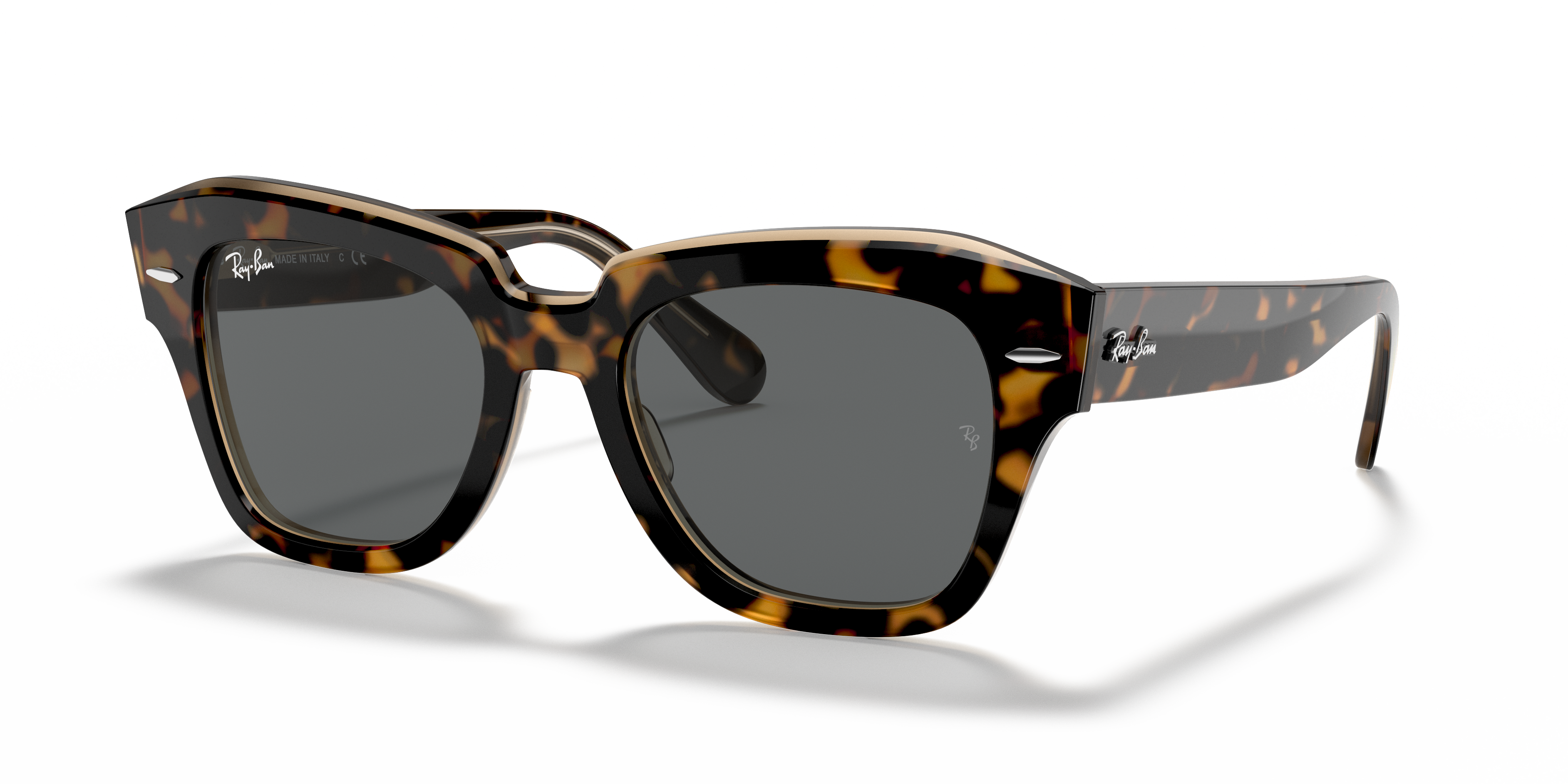 【値下げしました】レイバン　STATE STREET Ray-Ban State Street M (49 - 20) with Grey lenses and Tortoise
