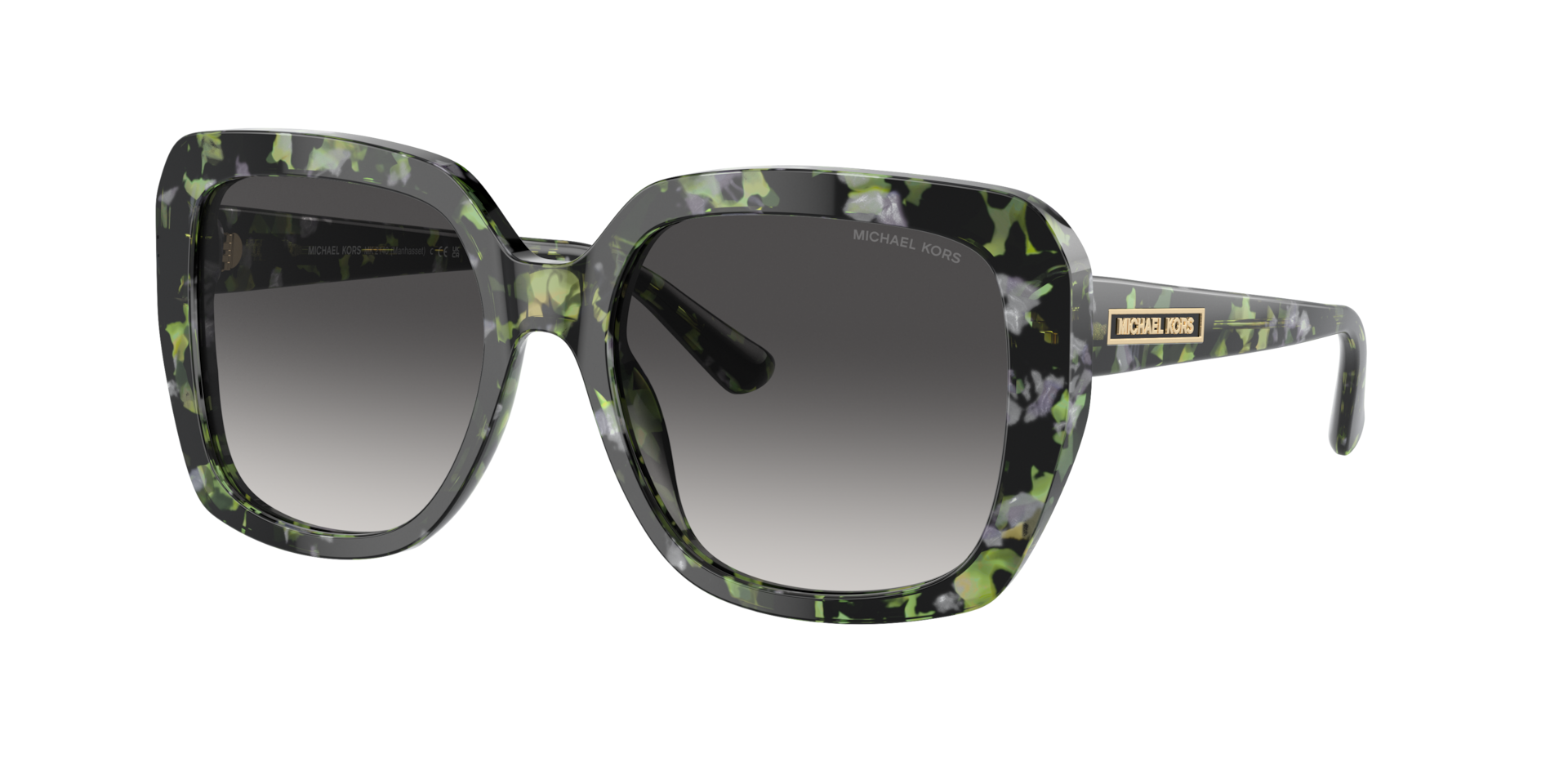 Michael Kors Femme Sunglass Manhasset - Couleur du Monture Vert Couleur de Lentille Dgrad gris clair 87 €