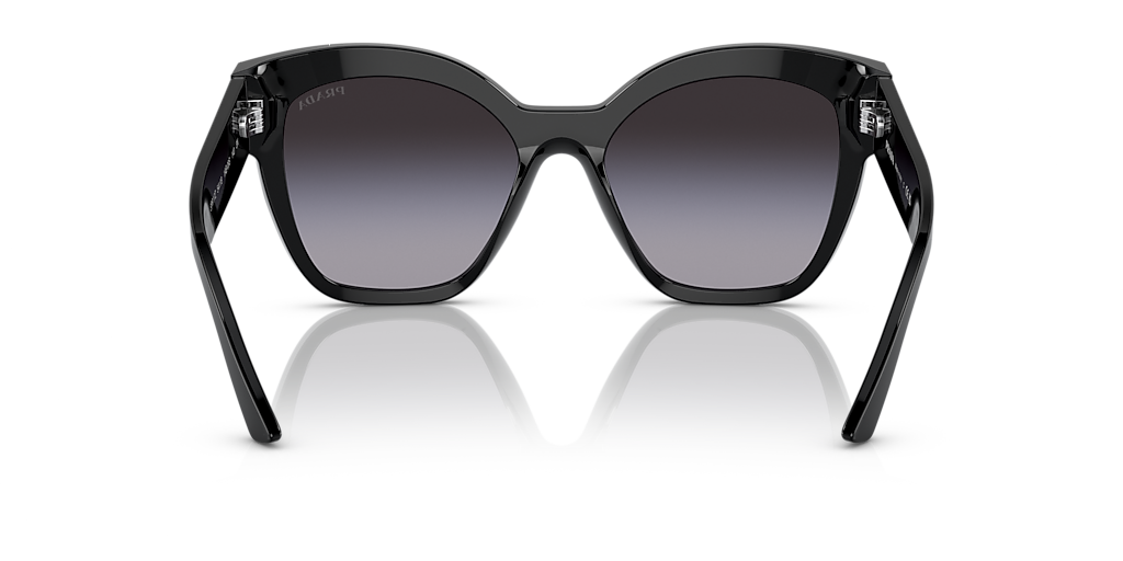 Prada PR 17ZS M (54 - 18) with Grey lenses and Black frame