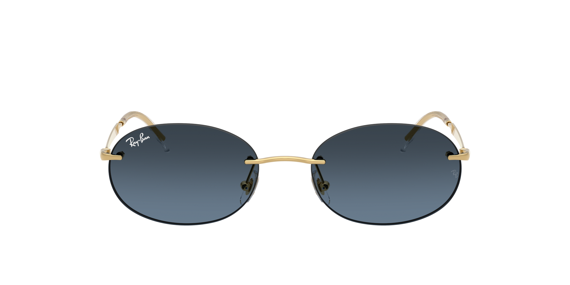 Ray-Ban RB3767 S (54 - 18) with Blue lenses and Gold frame