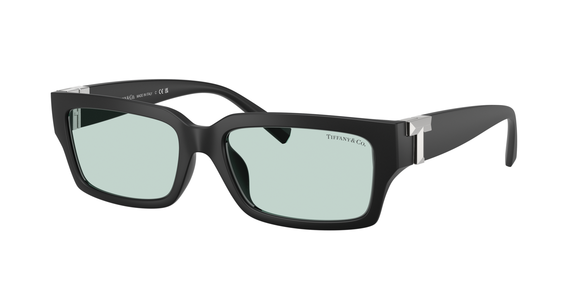 Tiffany & Co. Unisex Sunglass TF4226U -  Frame color: Matte Black, Lens color: Light Azure