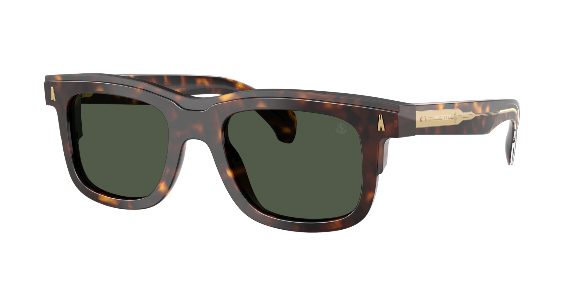 Moncler Unisex Sunglass Claro - Couleur du Monture Marron caille de tortue Couleur de Lentille Vert Polaris 465 €