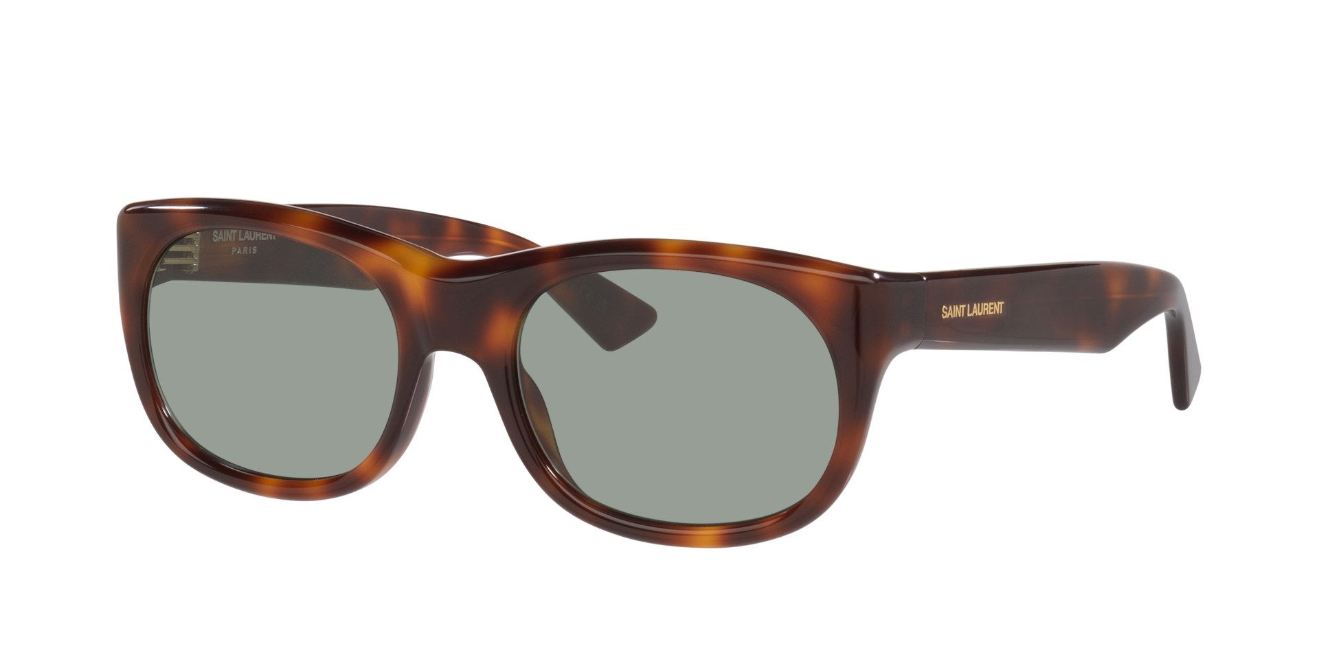 Saint Laurent Frau Sunglass SL815Romy - Rahmenfarbe: Tortoise, Linsenfarbe: Grün