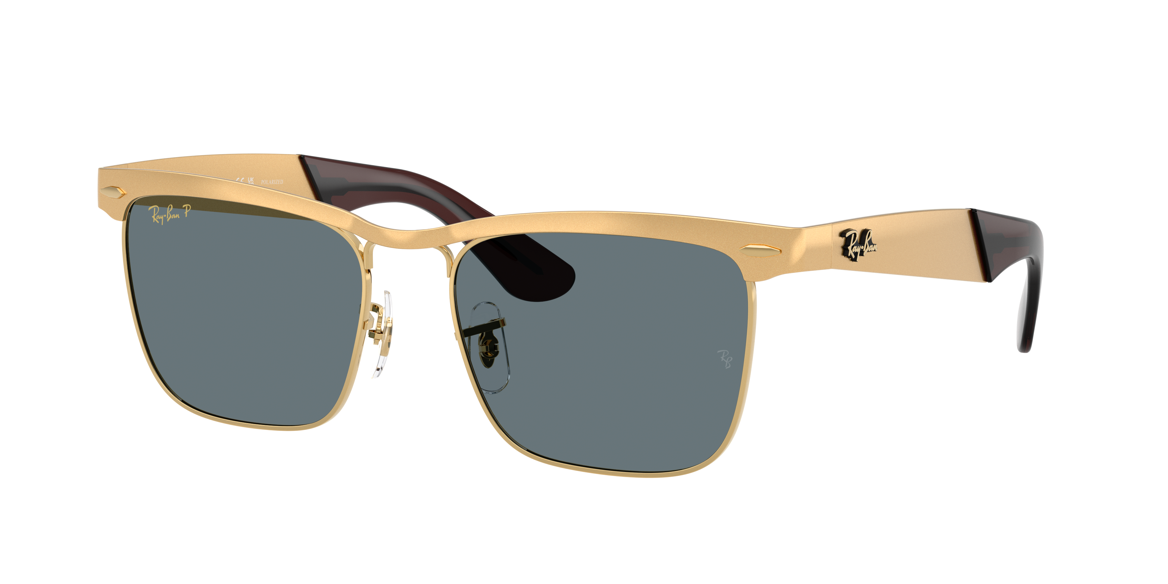 Ray-Ban Wayfarer Deluxe XXL (56 - 18) com Lentes Azul e Armação