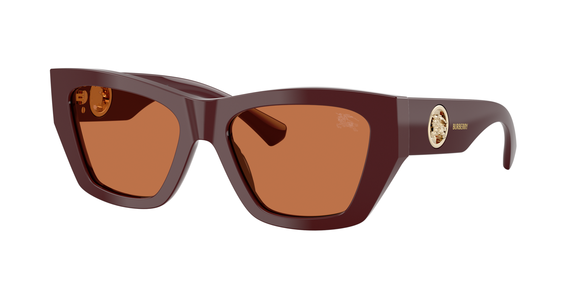 Burberry Woman Sunglass BE4492 -  Frame color: Bordeaux, Lens color: Brown