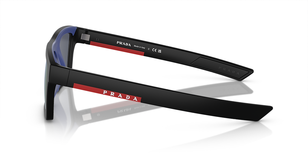Prada Linea Rossa PS 02ZSU XXL (58 - 18) with Blue lenses and