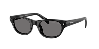Prada PR 19WS M (52 - 21) with Grey lenses and Black frame
