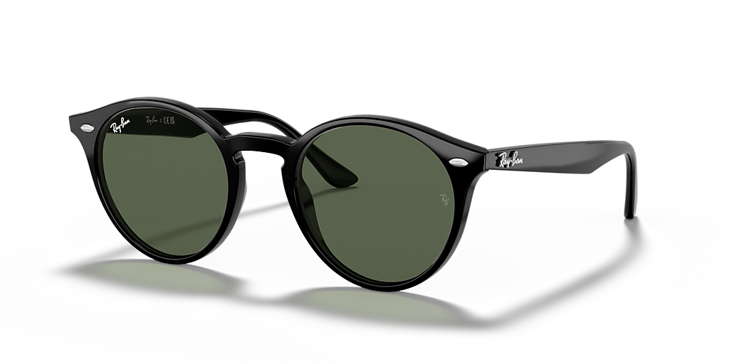 Ray-Ban RB2180 M (49 - 21) with Green lenses and Black frame