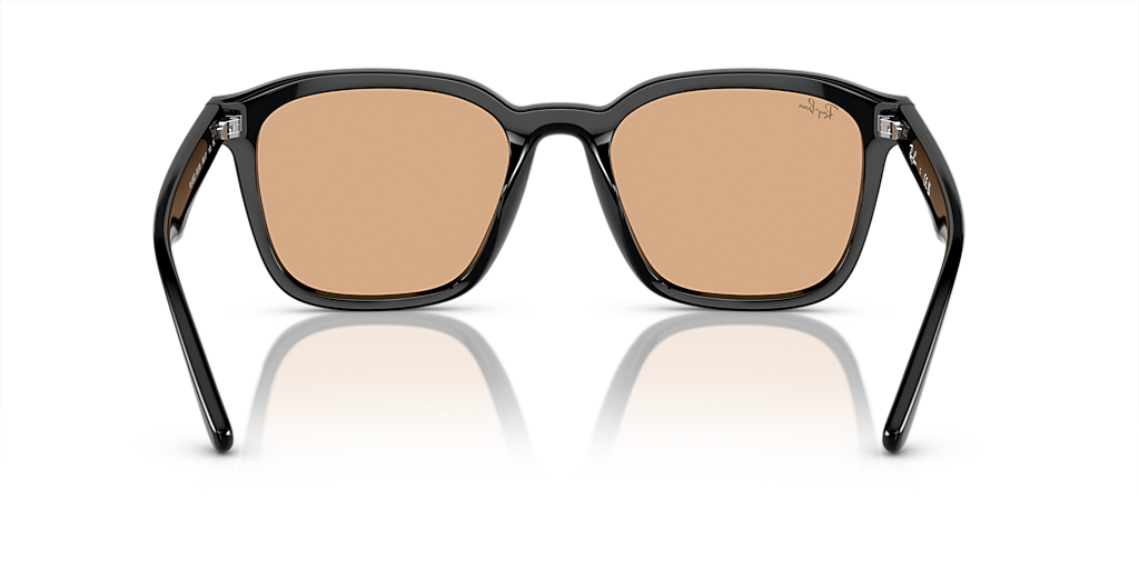 Ray-Ban RB4392D XXL (66 - 17) with Brown lenses and Black frame