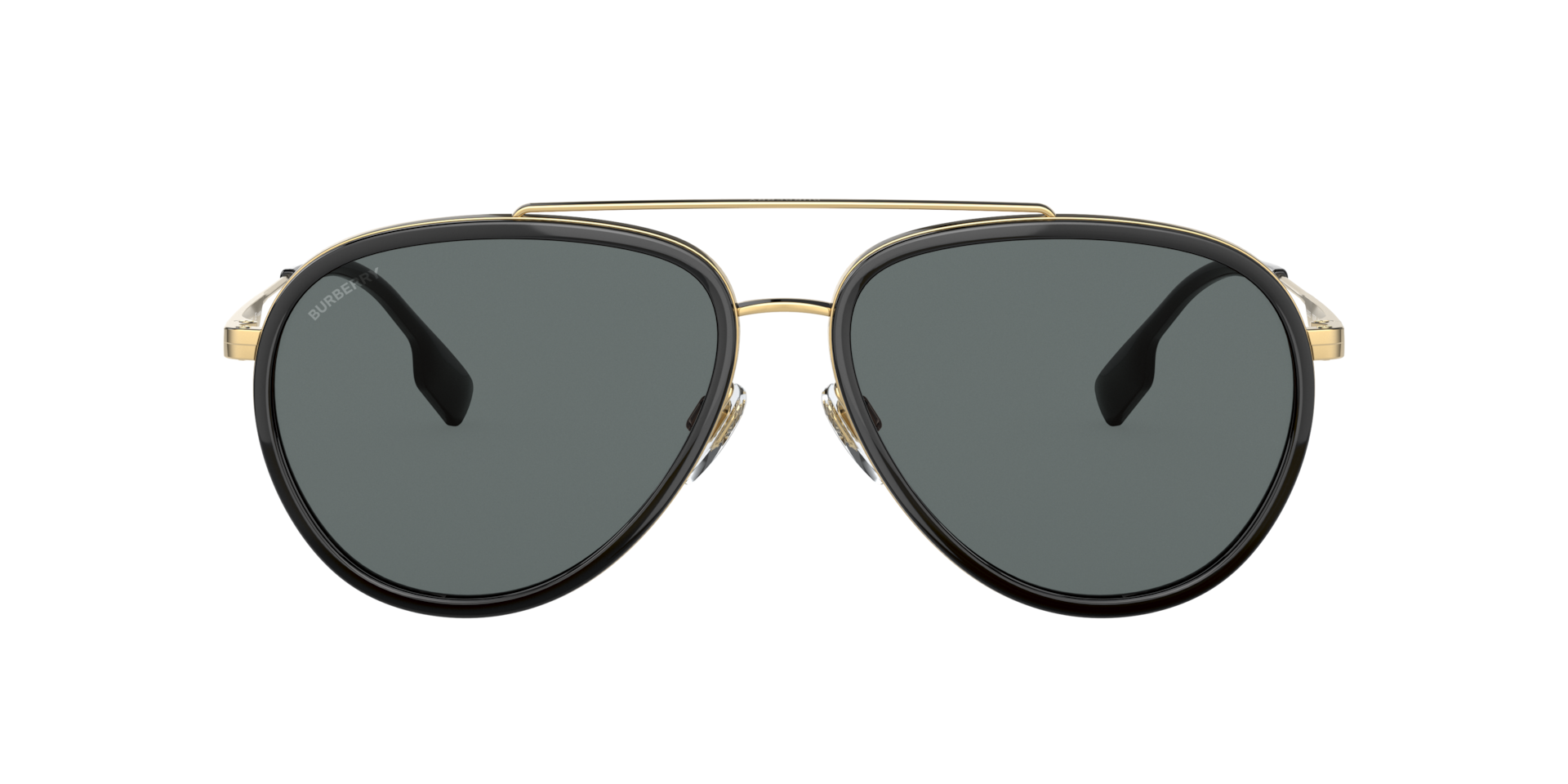 Burberry Oliver XL (59 - 15) with Grey lenses and Gold frame