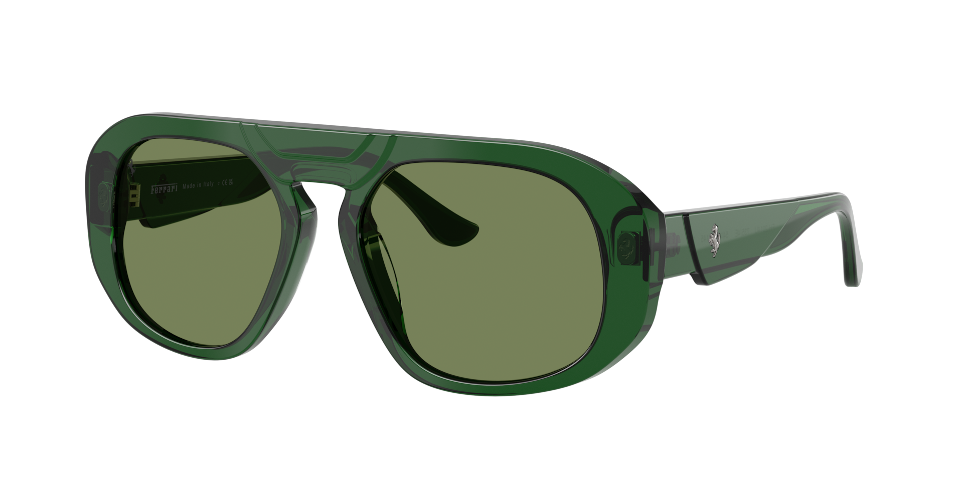 Ferrari Homme Sunglass FH2014U - Couleur du Monture Vert fonc Couleur de Lentille Vert 470 €