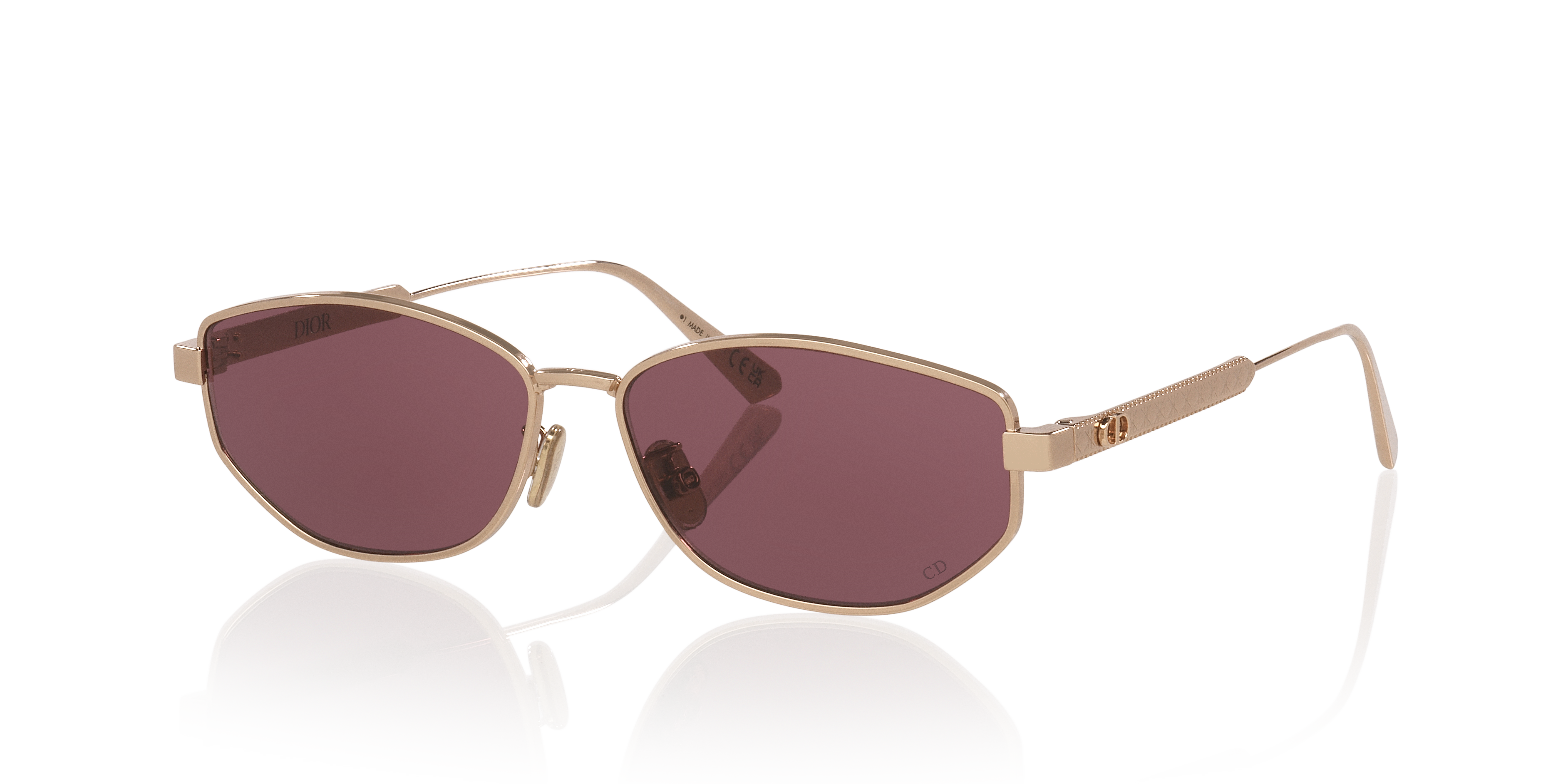 DIOR Diorcannage B1U S (57 - 14) with Grey lenses and Gold frame