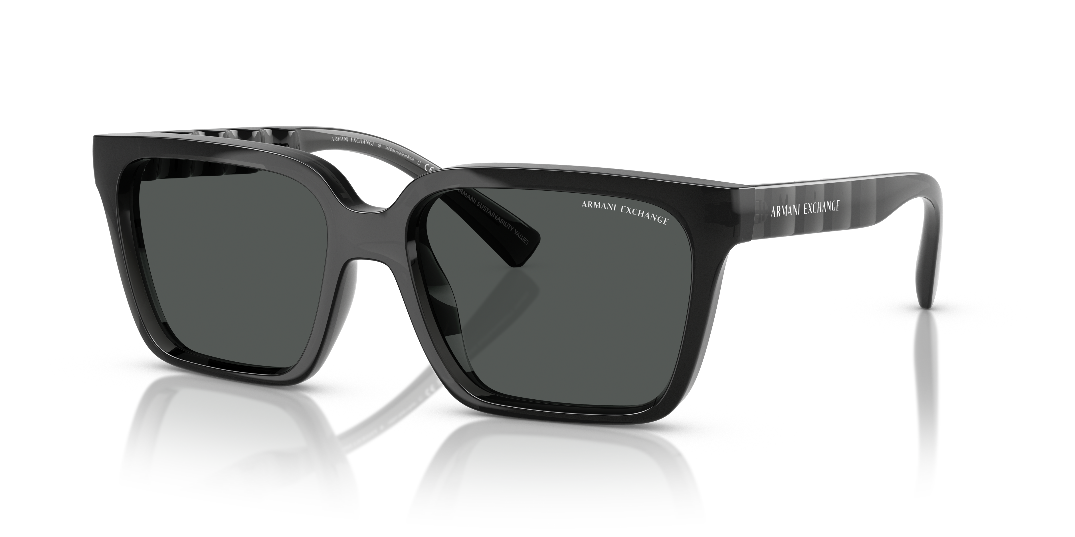 Armani Exchange AX4147SF XL (56 - 18) with Grey lenses and Grey