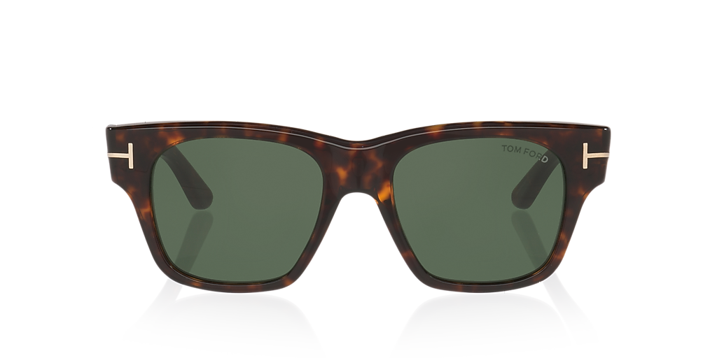 Tom Ford FT1280 XXL (53 - 19) with Green lenses and Tortoise frame
