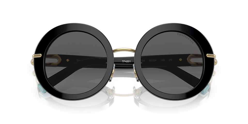 TF4201-8256/2Q-50口24/140 Tiffany & Co. TF4201 L (50 - 24) with Grey lenses and Black frame