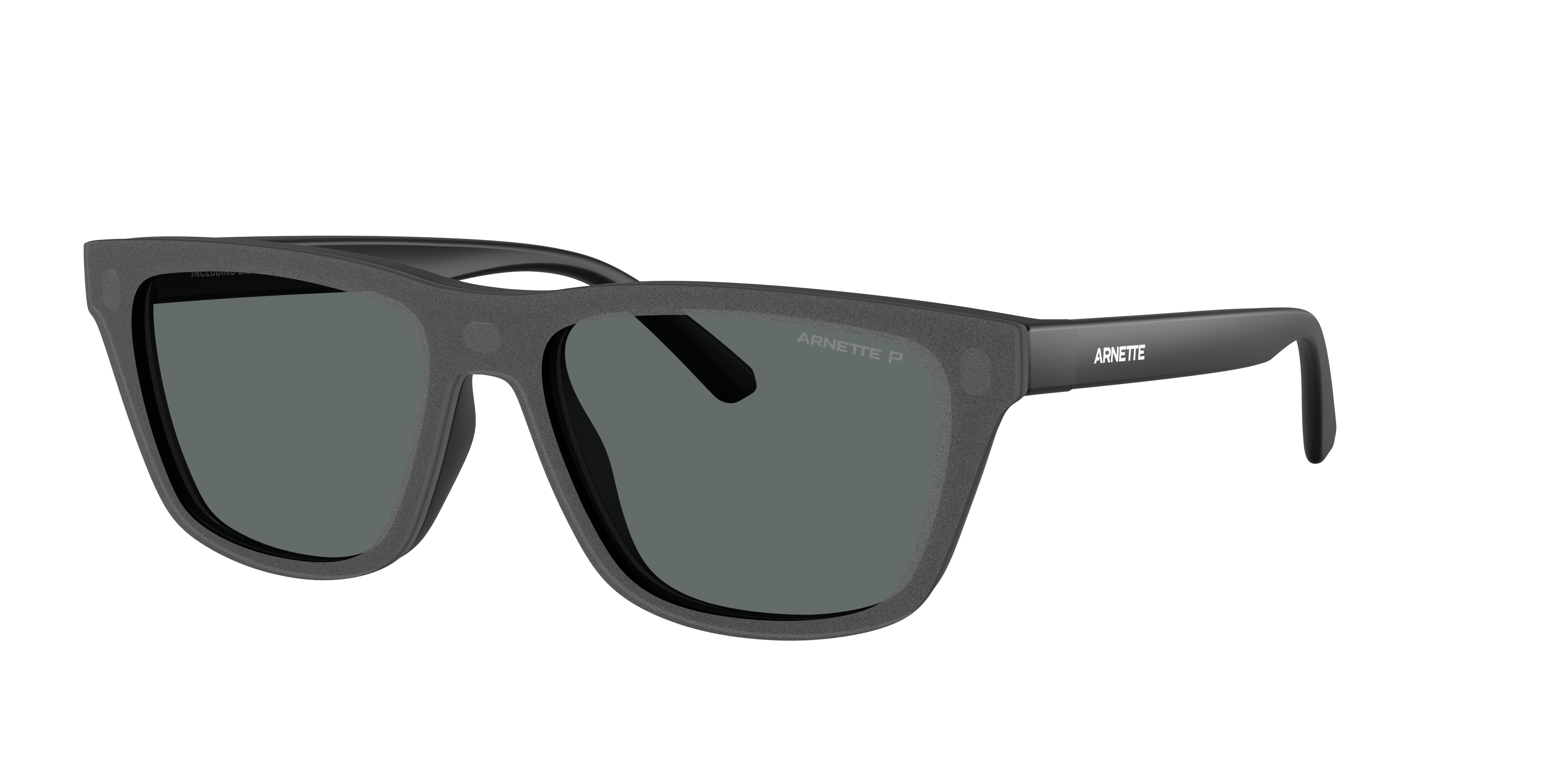 Arnette Man Sunglass AN4376 -  Frame color: Matte Black, Lens color: Clear