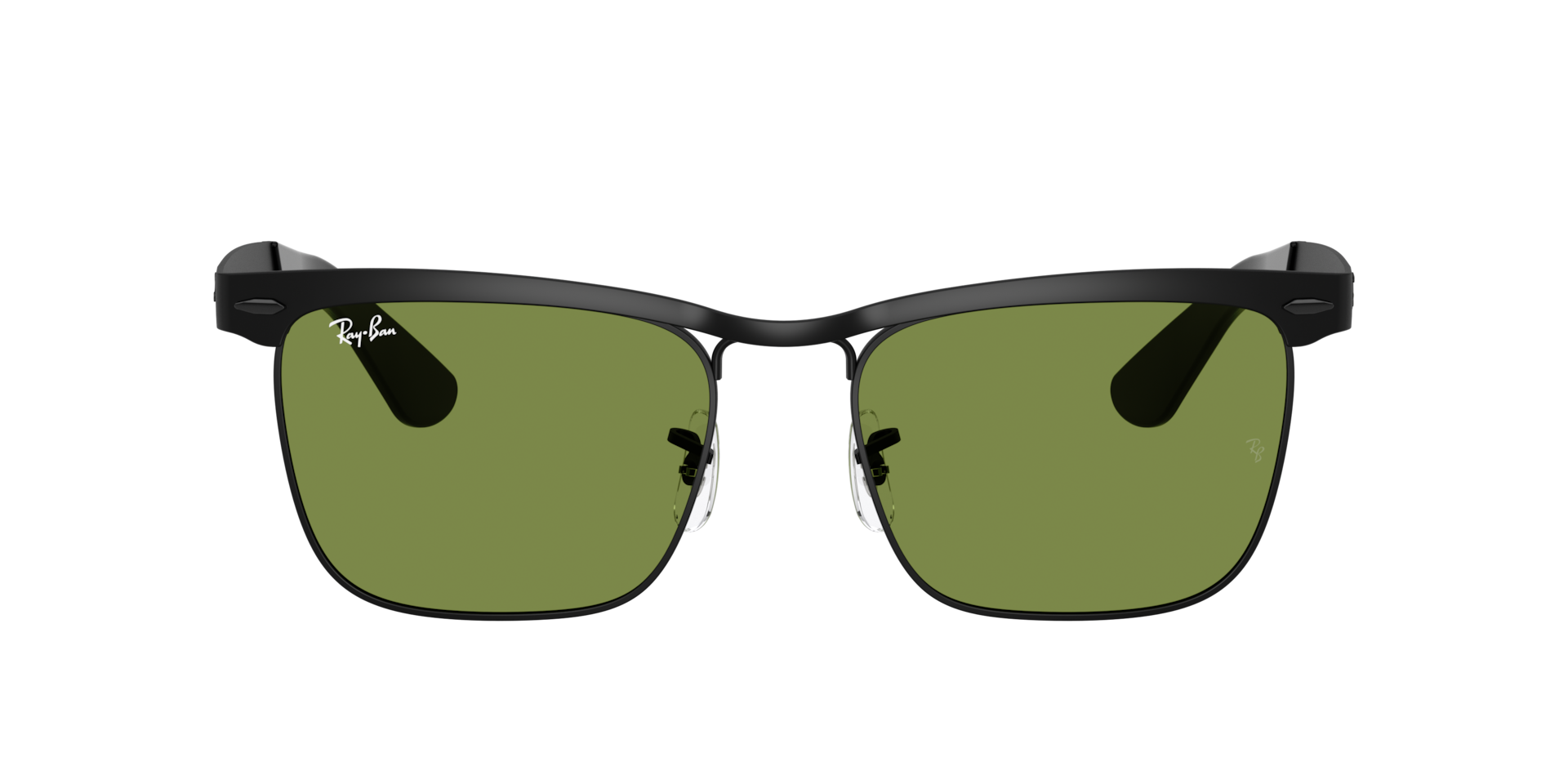 Ray-Ban Wayfarer Deluxe XXL (56 - 18) with Green lenses and Black