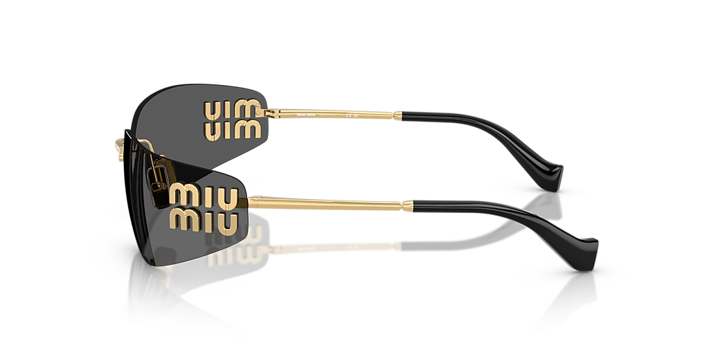 Miu Miu MU A51S M (75 - 14) with Grey lenses and Gold frame